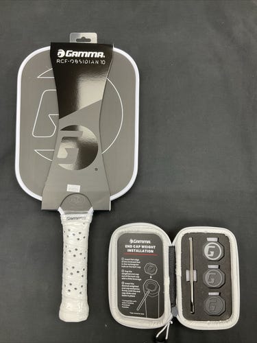Gamma RCF Obsidian 10 - End Cap Weights Included