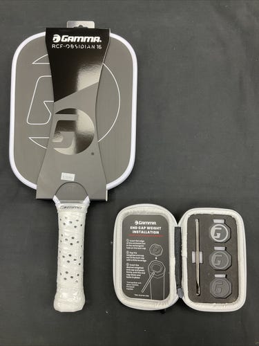Gamma RCF Obsidian 16 - End Cap Weights Included