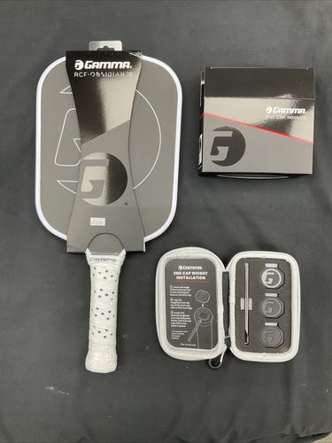 Gamma RCF Obsidian 13 - End Cap Weights Included