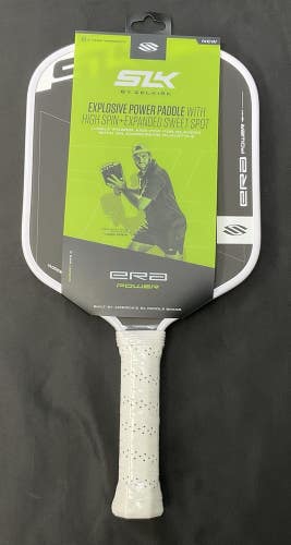 SLK ERA Power 16mm Widebody Pickleball Paddle (White)