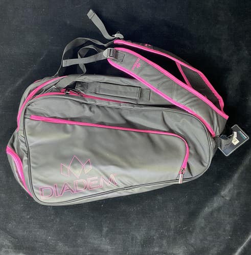Diadem V3 Pickleball Paddle Bag BLK & PNK