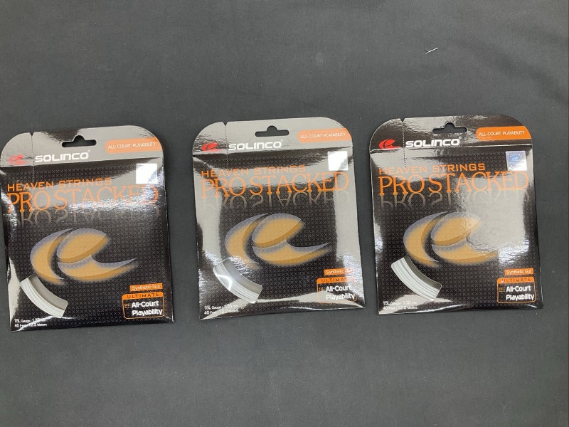 3 Pack - Solinco Pro Stacked 15L/1.35mm - White