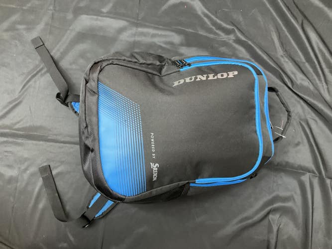 Dunlop FX Performance Backpack (Black/Blue), Tennis Racket Backpack, NEW