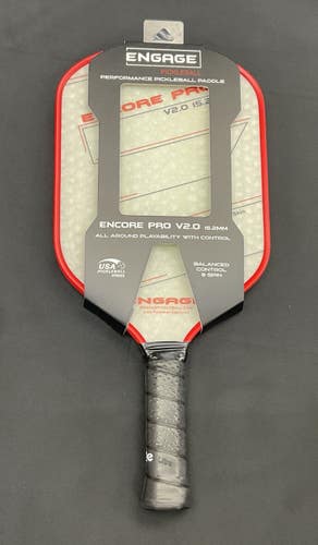 Engage Encore Pro V2.0 15.2mm (Red) Pickleball Paddle