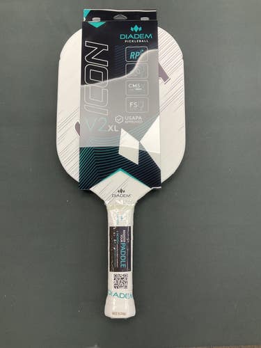 Diadem v.2 Icon XL Pickleball Paddle - White