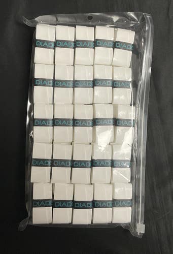 Diadem Tennis Overgrips 50 Pack (White)