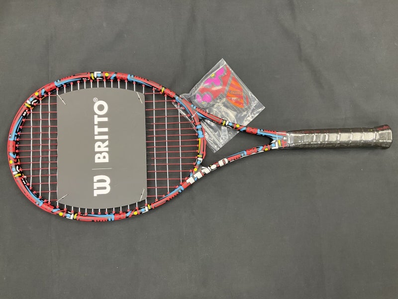 Grip Size 4 3/8 - Wilson v.13 Pro Staff 97 - BRITTO Hearts 2.0