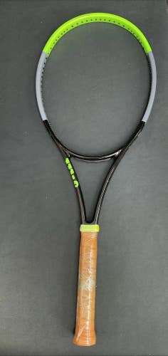 Extended Wilson Blade Pro V7 18x20  4 3/8 Grip 27.5 Leather Grip