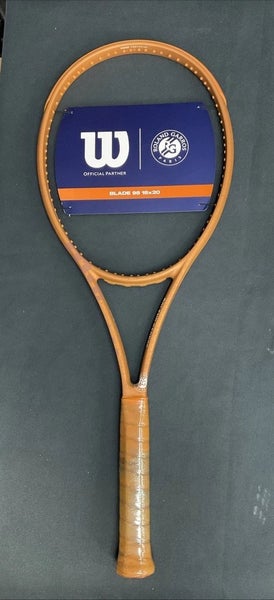 Wilson Blade 98 V8 Roland Garros Tennis Racquet 18x20, 4 3/8 grip, CUSTOM 27.25