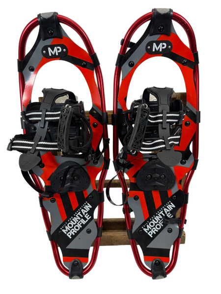 26" Mountain Profile Snowshoes W/ Trekking Poles and Carrying Bag