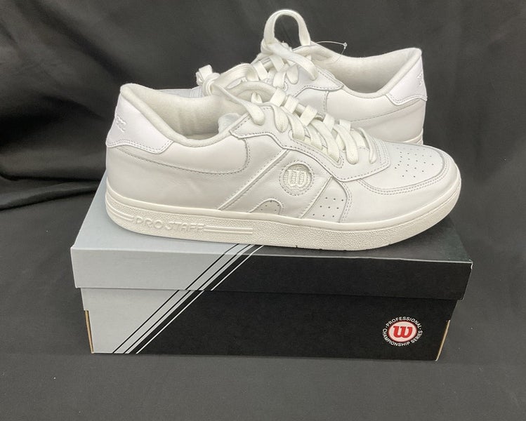 Wilson Pro Staff 87 Unisex White/WhiteSz Womens 13 And Mens 11.5