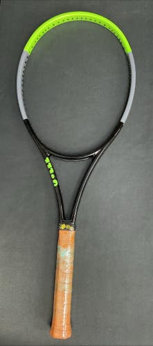 Extended Wilson Blade Pro V7 18x20  4 3/8 Grip 27.5 Leather Grip
