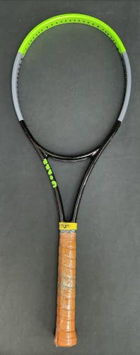 Extended Wilson Blade Pro V7 18x20  4 3/8 Grip 27.5 Leather Grip