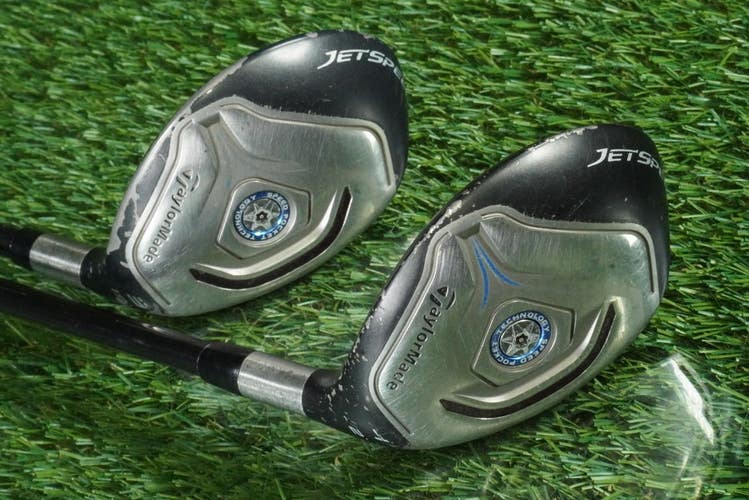 TAYLORMADE JETSPEED HYBRIDS SET 3H, 4H 19 22 VELOX T GRAPHITE STIFF FLEX RH