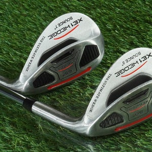 XE1 WEDGES SET "THE ULTIMATE WEDGE" STEEL SHAFT RH 59 8 / 65 7 ~ LOOK!!
