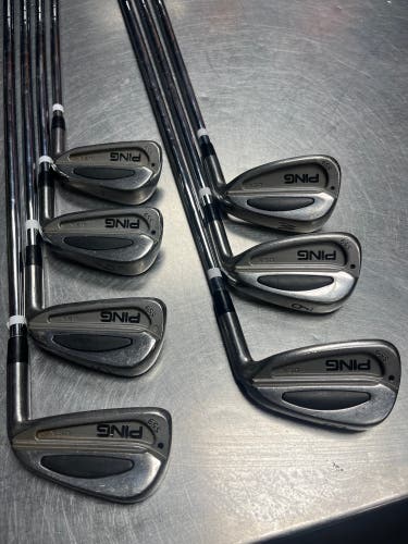 Men's Ping S59 Right Handed Iron Set Stiff Flex Steel Shaft (Used)
