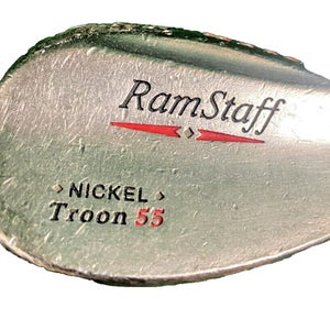 RAM Staff Troon Nickel Sand Wedge 55* Men's RH Factory Grip Stiff Steel 35.5"