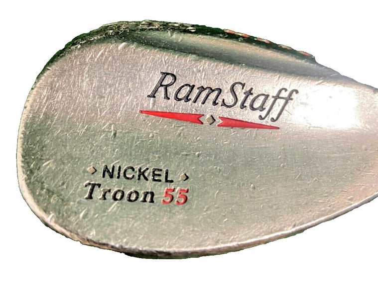 RAM Staff Troon Nickel Sand Wedge 55* Men's RH Factory Grip Stiff Steel 35.5"