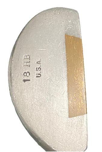 Otey Crisman 18 HB Hickory Shaft RH Putter 35" Handcrafted Leather Grip