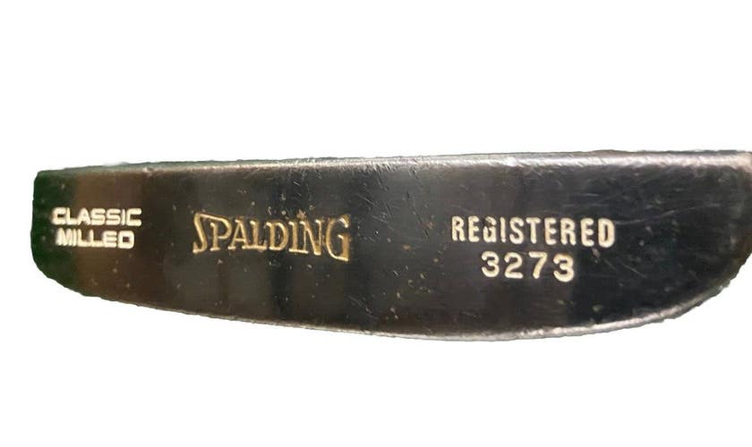 Spalding T.P. Mills Classic Milled Registered 3273 Putter RH Steel 34" W/Label