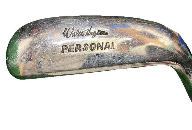 Walter Hagen Personal Long Hosel RH Blade Putter Fluted Steel 33.5" Good Grip