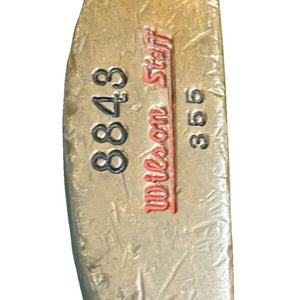 Wilson Staff 8843 355 Napa Blade Putter 35.5" Fluted Steel RH Good Leather Grip