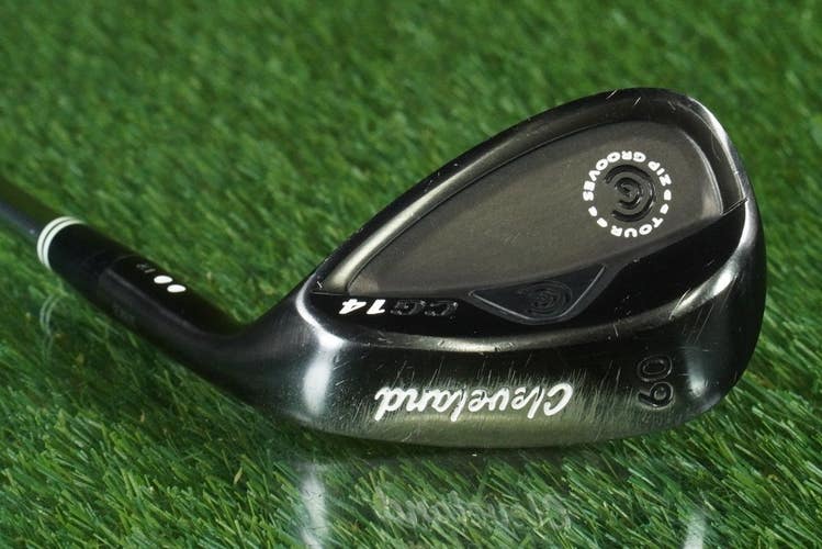 CLEVELAND CG14 TOUR 60 12 WEDGE LOB ZIP GROOVES TRACTION STEEL SHAFT RH