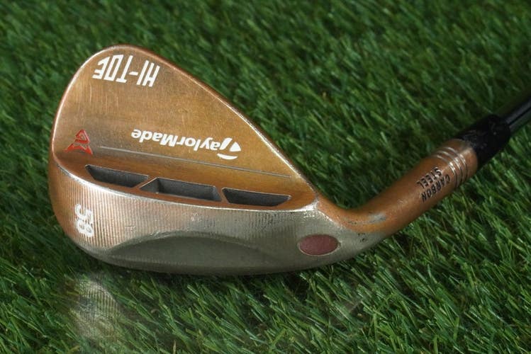 TAYLORMADE MG HI-TOE 58 WEDGE LOB CARBON STEEL TRUE TEMPER S400 STEEL STIFF LH