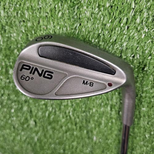 PING M/B Black Dot 60 Lob Wedge LW Cushin Wedge Flex Steel Shaft RH 36.25"