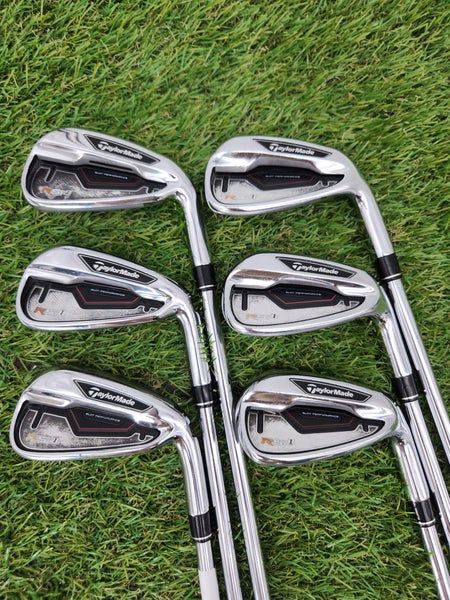 2015 TAYLORMADE RSI 1 IRON SET 5-PW REG STEEL SHAFT GOOD