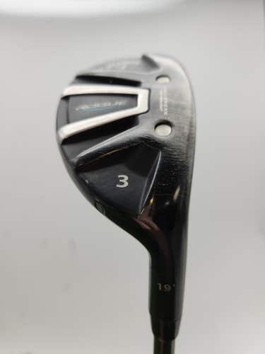 CALLAWAY ROGUE 3 HYBRID 19* STIFF ALDILA SYNERGY 60 +HC GOOD