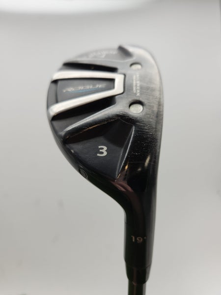 CALLAWAY ROGUE 3 HYBRID 19* STIFF ALDILA SYNERGY 60 +HC GOOD