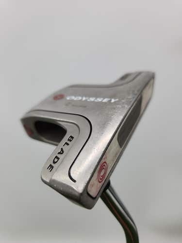 ODYSSEY WHITE STEEL 2 BALL BLADE PUTTER 34.75" FAIR