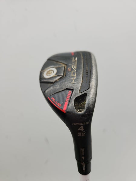 TAYLORMADE STEALTH 2 PLUS 4 HYBRID 22* STIFF HZRDUS RDX SMOKE BLACK FAIR