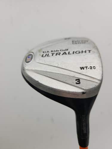 US KIDS GOLF WT20 3 WOOD 23* JUNIOR (KIDS 46"-47" TALL) FAIR