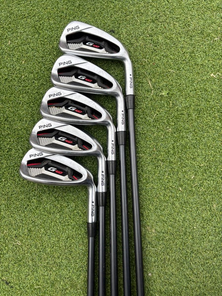Men's Ping G410 Right Handed Iron Set Senior Flex Graphite Shaft (Used)