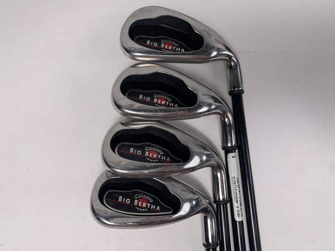 Callaway Big Bertha 2004 Iron Set 6-PW RCH 75i Regular Graphite Mens RH- No 7i