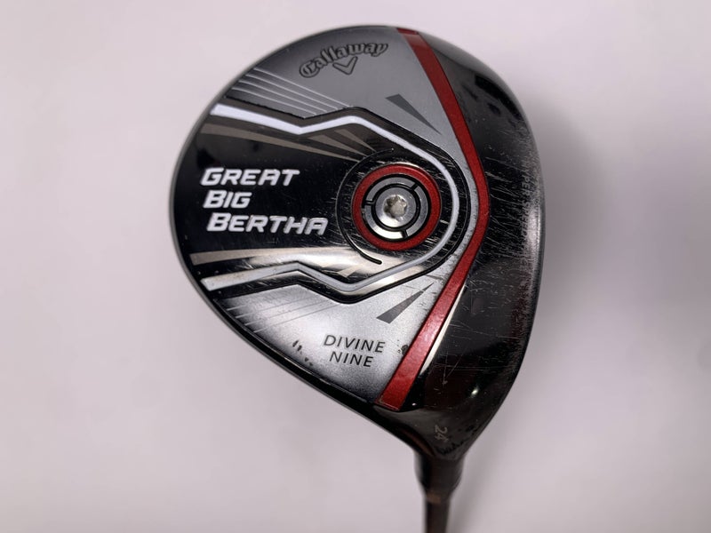 Callaway Great Big Bertha 2015 9 Divine Nine Fairway Wood 24* Bassara Senior RH