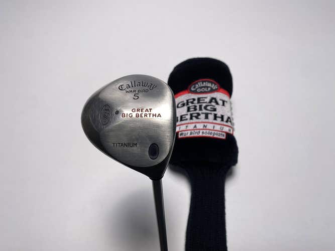 Callaway Big Bertha Warbird 5 Fairway Wood 18* BB UL Regular Graphite Mens RH HC