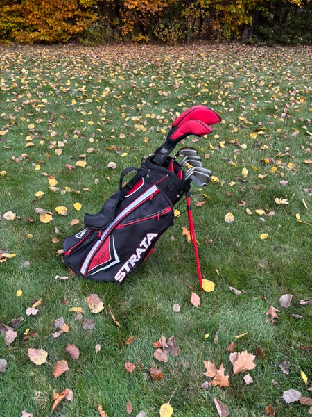 Men's Strata Right Handed Clubs (Full Set) Regular Flex 10 Pieces (Used)