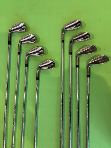 Men's TaylorMade Speedblade LH Iron Set (5-9, PW, AW, SW) | Taylormade Regular Flex Steel Shaft