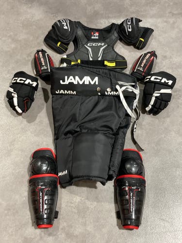 Used Youth LG / Junior SM Hockey Starter Kit | Bag Included