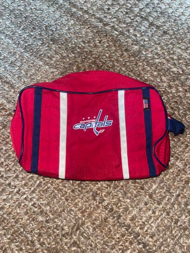 Washington Capitals pro stock used 4orte Toiletry Tape Bag
