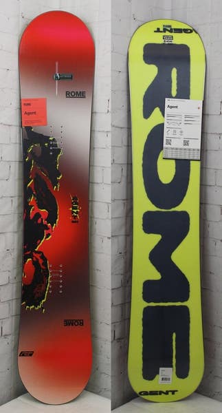 Rome Agent Ltd Men's Snowboard 151 cm True Twin All-Mountain New