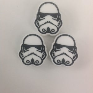 3 Star Wars Storm Trooper Tennis Racquet Silicone Vibration Dampener