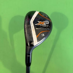 Men's Callaway X2 Hot 3 Hybrid Left Hand Stiff Flex