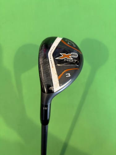 Men's Callaway X2 Hot 3 Hybrid Left Hand Stiff Flex