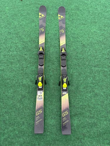 Fischer RC4 World Cup GS 155 cm Racing Skis With FJ7 Bindings (Used)