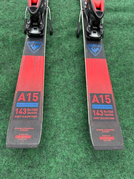 Kid's Rossignol Hero Athlete GS Pro 143 cm Racing Skis With Look