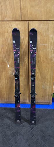 Women's Salomon 151 cm All Mountain Skis With Bindings Max Din 10 (Used)